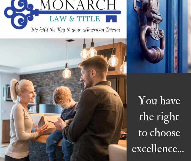 You Have The Right To Choose Your Title Company & The Right To Choose Excellence. . .